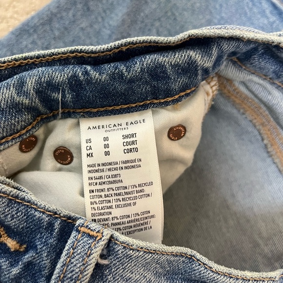 American Eagle Outfitters Blue Jeans women’s size 00 short - Picture 4 of 4